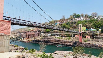 Hotel near Omkareshwar suspension bridge