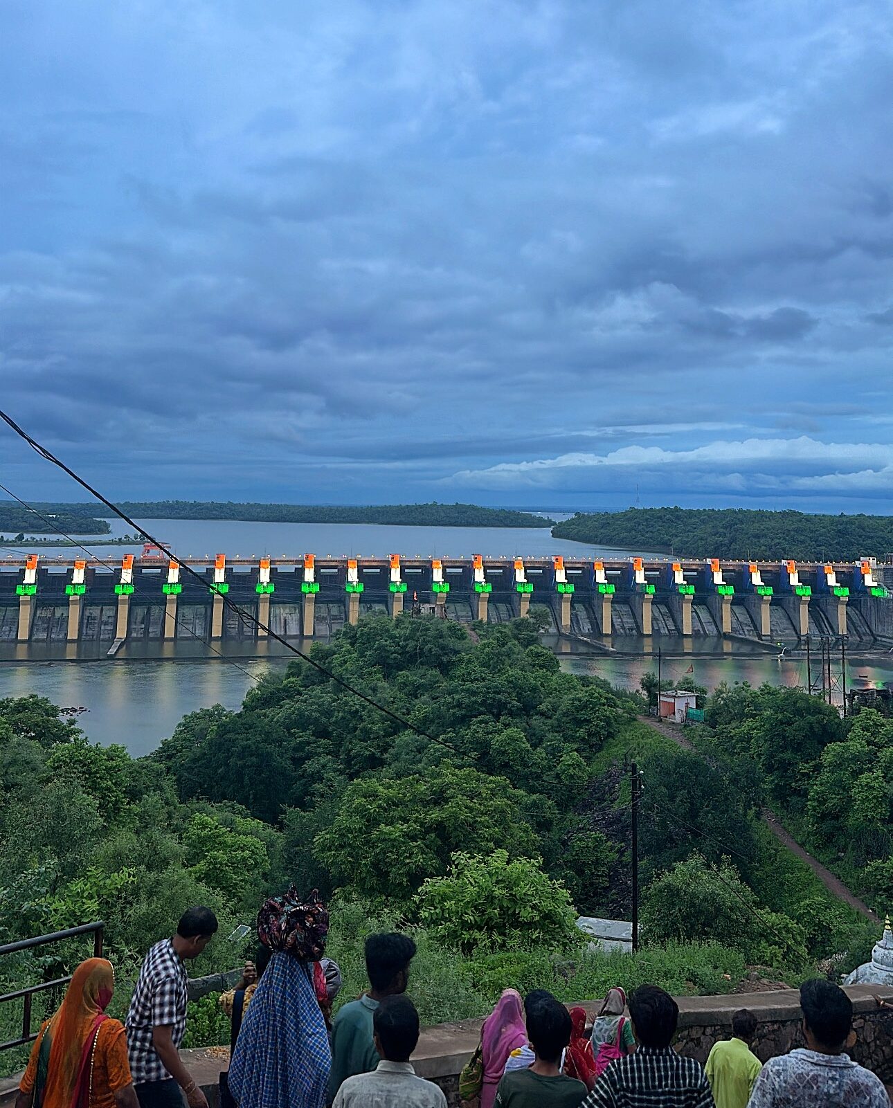 Hotel near Omkareshwar suspension bridge